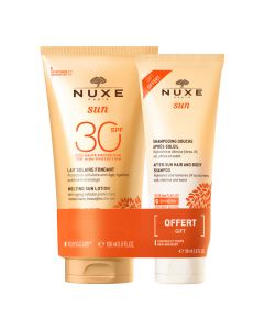 Duo Nuxe Sun Lait Solaire SPF30 & Shampooing Offert 