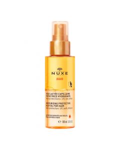 Huile Lactée Capillaire Protectrice Hydratante NUXE SUN Flacon Pompe 100 ml