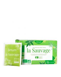 La Sauvage Infusion bio sans théine / Compatible grossesse & allaitement Boite 20 sachets