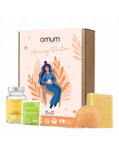 Coffret Morning routine Savon, Eponge, Infusion & Complément Alimentaire 