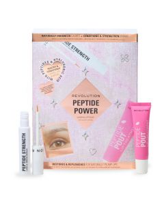 Coffret Peptide Power Soin Repulpant Lèvres & Sérum Cils et Sourcils 