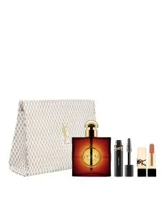 Coffret Opium Eau de Parfum 90ml, Mascara & Rouge à Lèvres 