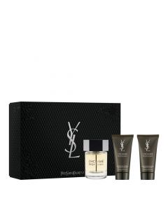 Coffret L'Homme Eau de Toilette 100ml, Gel Douche & Baume Après-Rasage 