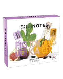 Coffret Solinotes Figuier, Tonka & Oranger  Eau de Parfum 3x15ml 