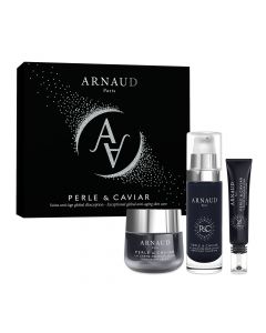 Coffret Perle & Caviar Crème Jour, Elixir & Soin Nuit  