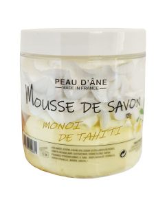 Mousse de savon monoi de Tahiti mousse de savon monoi 120 g 