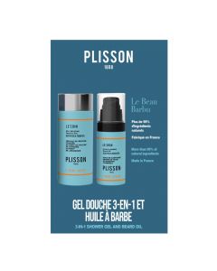 Duo Le Beau Barbu Huile à Barbe & Gel Douche 3en1 