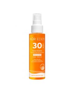 Huile Solaire Satinée SPF30 Corps & Cheveux 100ml