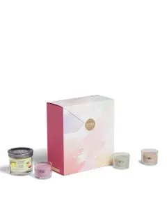 Coffret Gobelet 3 Votives en Verre 