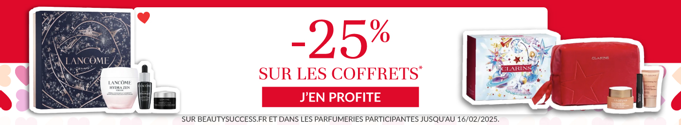 -25% sur les coffrets pour la Saint Valentin